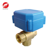 2-way motorized automatic ball powder flow 3/2 direction control valve